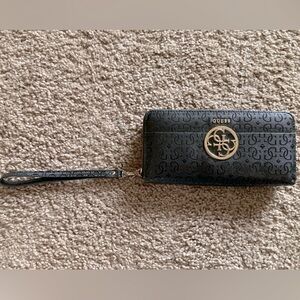 Black Guess Wallet/Wristlet